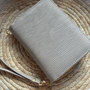 A7 portemonnee rits binder beige