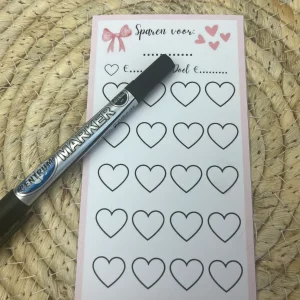 Sparen voor de kinderen roze