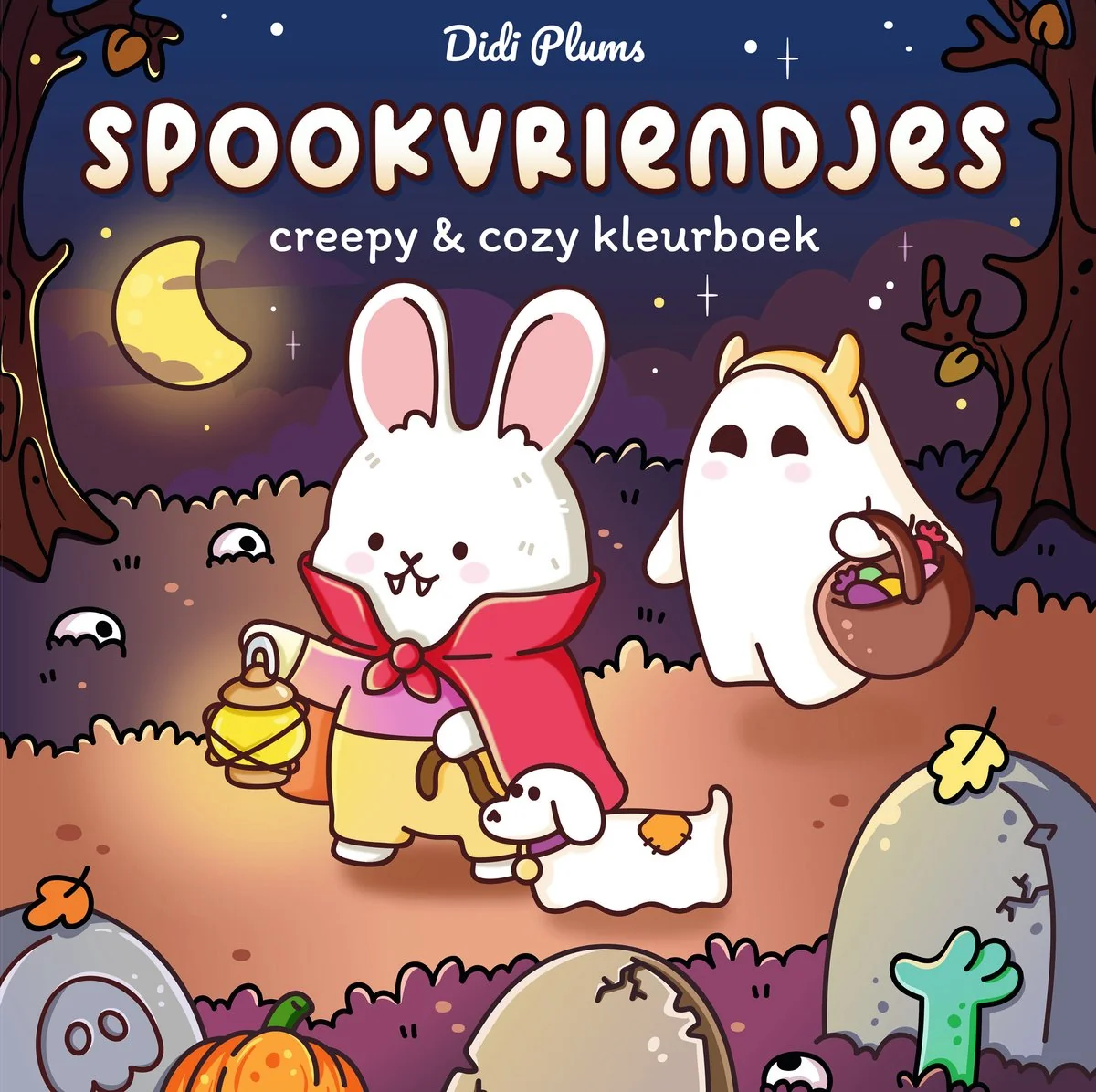 Spookvriendjes Creepy & cozy kleurboek - Afbeelding 2