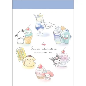Memoblok klein Sanrio Characters | Happiness and Love