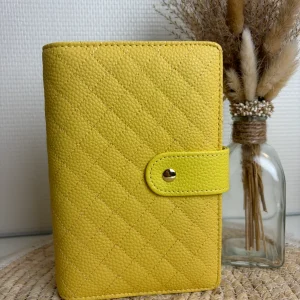 Luxe pebble binder yellow a6