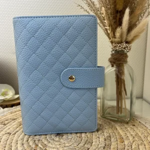 Luxe pebble binder baby blauw