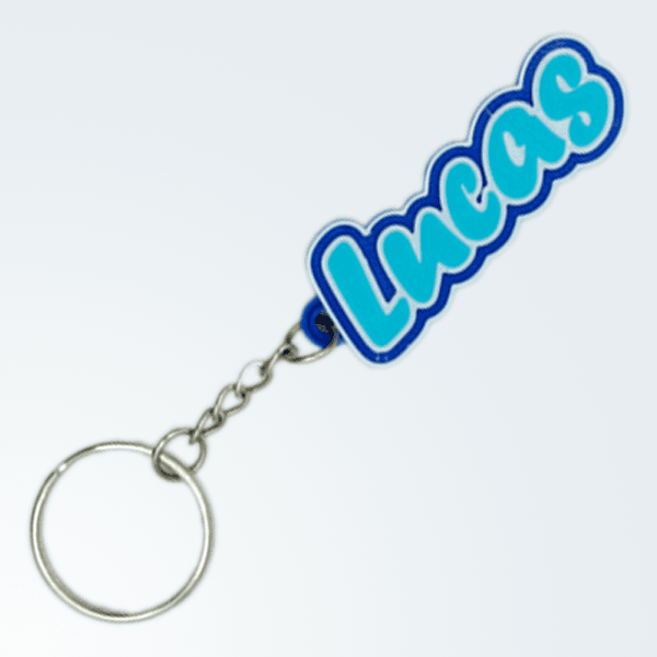 Driekleurige sleutelhanger Naam – offset - Afbeelding 4