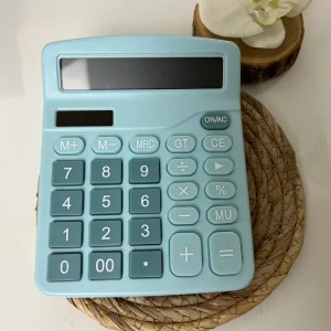 Rekenmachine blauw