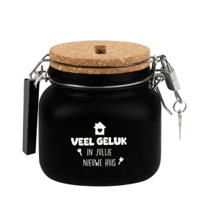 luxe spaarpot - Veel geluk in jullie nieuwe huis