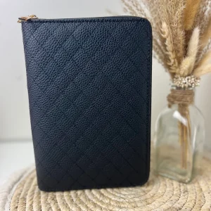 Luxe rits binder zwart