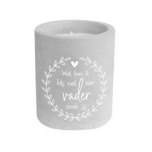 Cement candle - Vader
