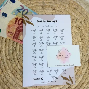 Party savings challenge japandi A5