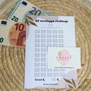 100 enveloppe challenge japandi A5