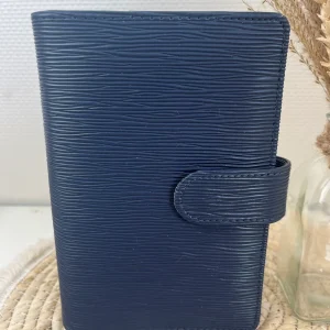 Saffiano binder navy