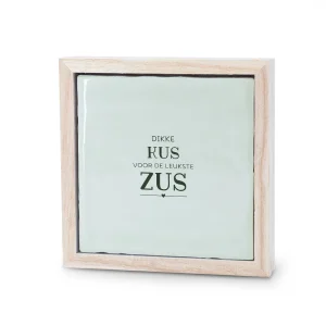 Liefs in een lijstje - Kus zus