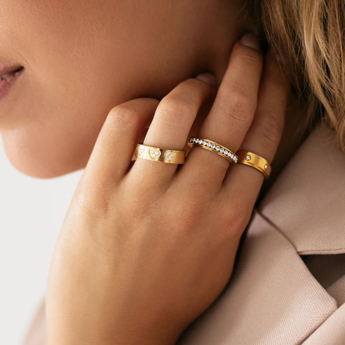 Fidget blend ring rosé gold - Afbeelding 3