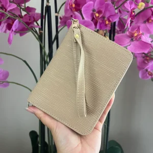 A7 portemonnee binder camel