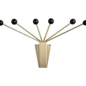 Kapstok Neptune Gold w. Black Balls Large