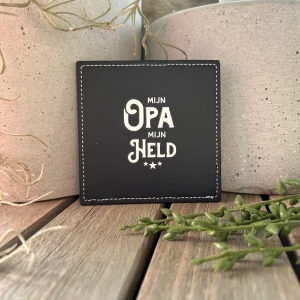 Onderzetter Opa - Kunstleer