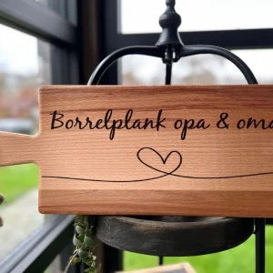 Serveerplank Borrelplank opa & oma