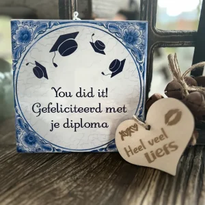 Tegel Delfts Blauw - You did it