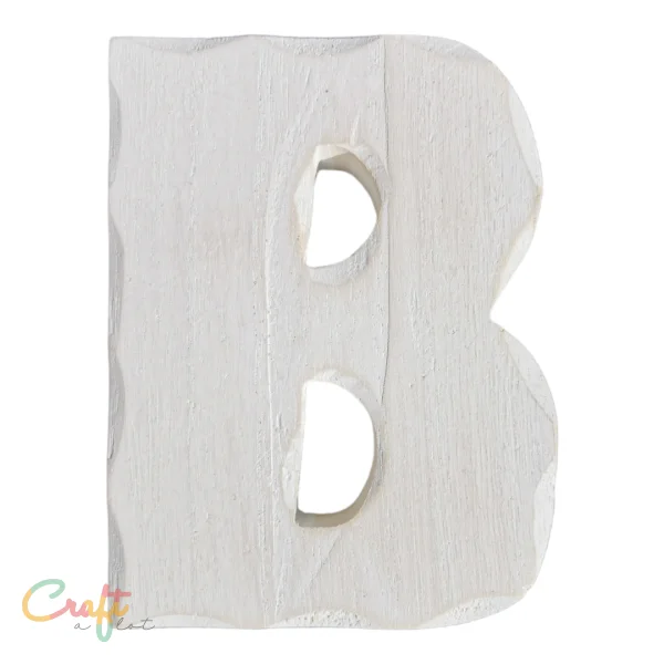 Houten letter B - Afbeelding 2