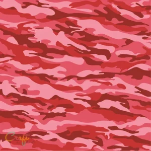 KR0020 - Camouflage Rood - Plakfolie zelfklevend vinyl snijfolie