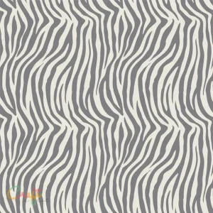 KR0034 - Zebra grafisch crème/grijs - Plakfolie zelfklevend vinyl snijfolie
