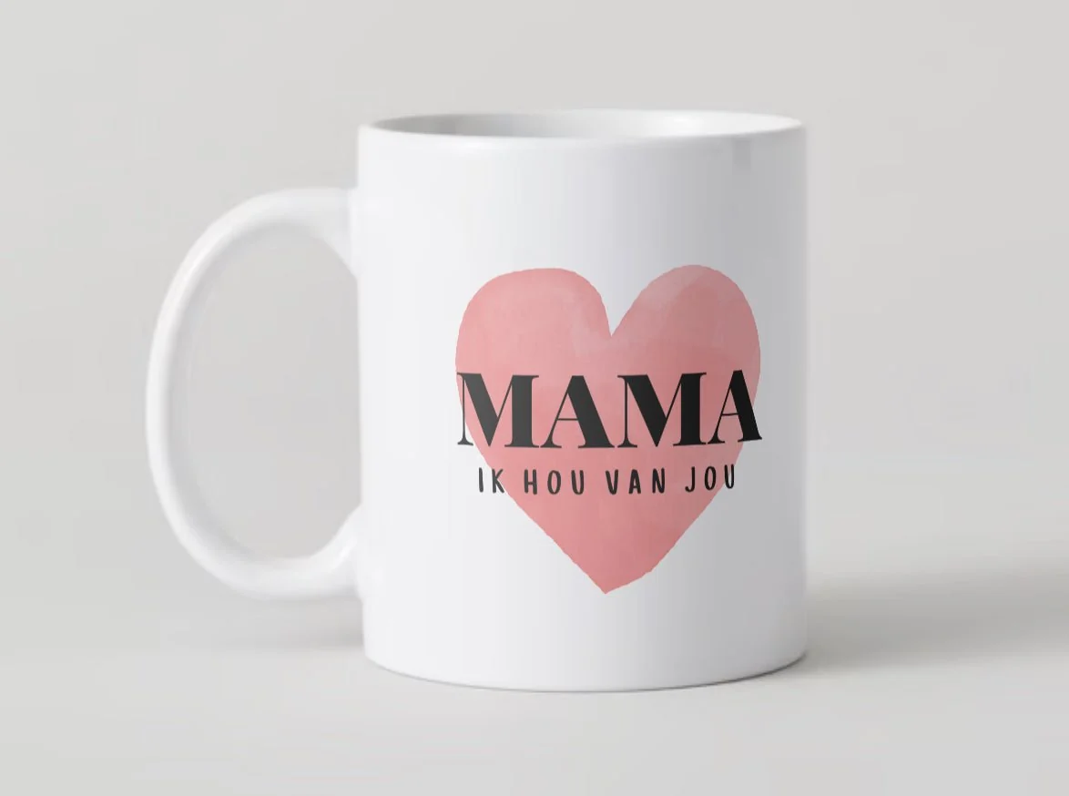 Mama, ik hou van jou mok - Afbeelding 2