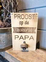 Tekstbord Proost op de allerliefste papa