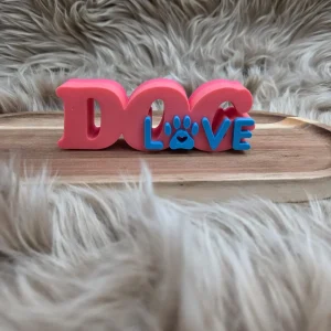 3D geprint wordpop Dog love